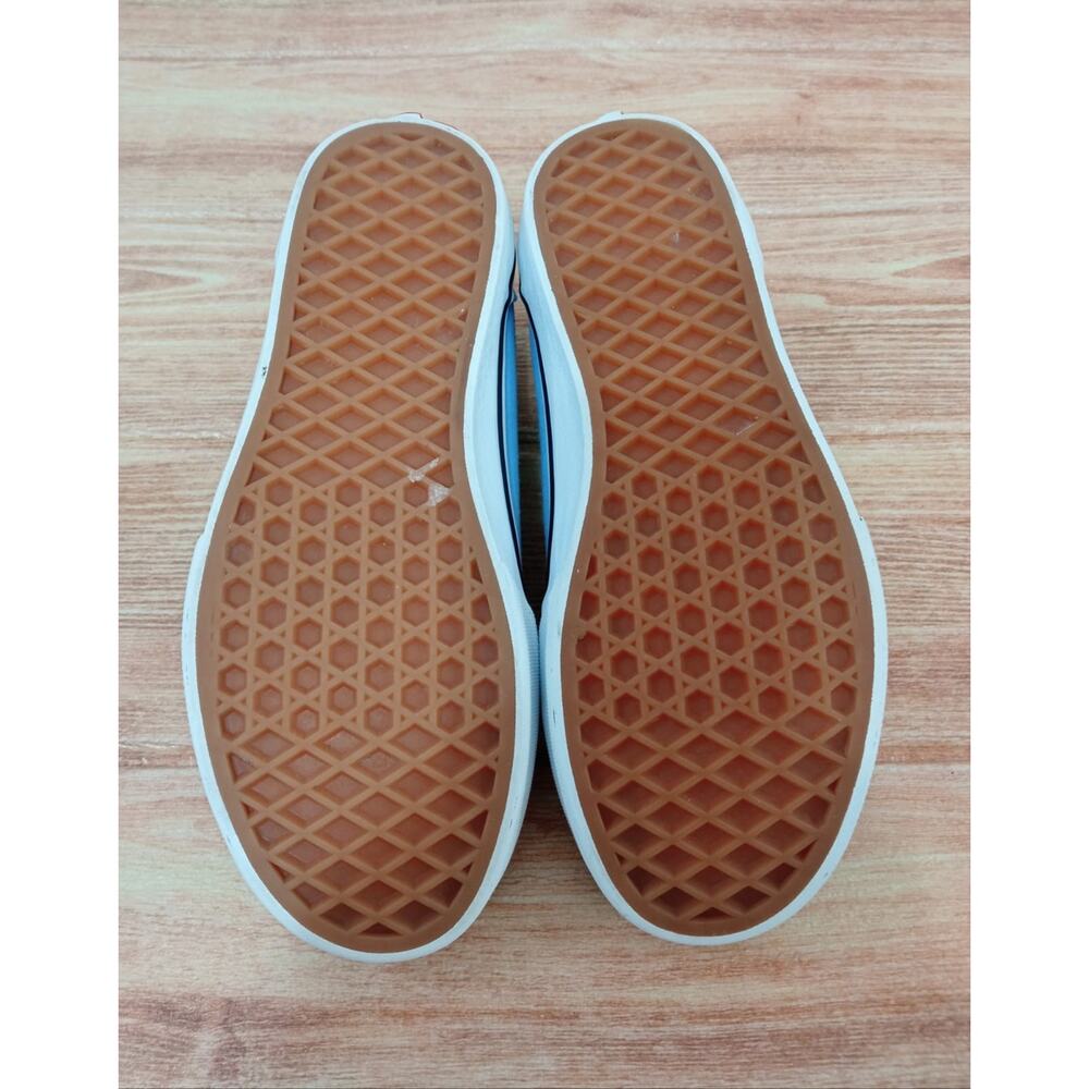 Vans Women's Shoes Ward Metallic Baby Blue/Silver Canvas Skate Size 5 - Picture 9 of 9